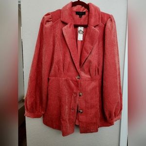 Beautiful rust colored corduroy jacket